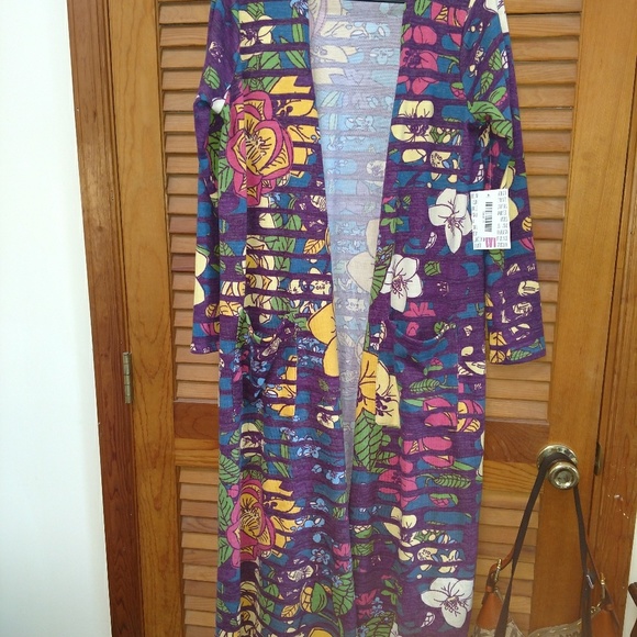 Lularoe knit Sarah Medium NWT Spring Colors - Picture 2 of 4